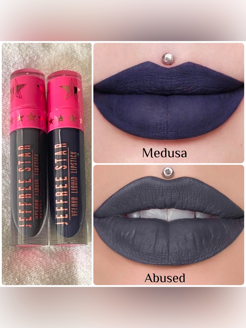 Jeffree Star Velour Liquid Lipstick Bundle- Medusa & Abused